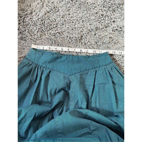 Vintage prairie style blouse and skirt set stripe with oversized collar size xs - Picture 7 of 11